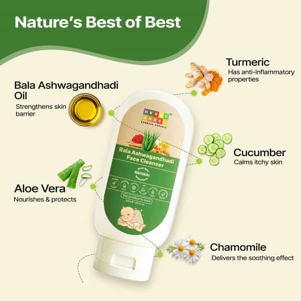 Herby Angel Face Cleanser For Babies & Kids - 50N