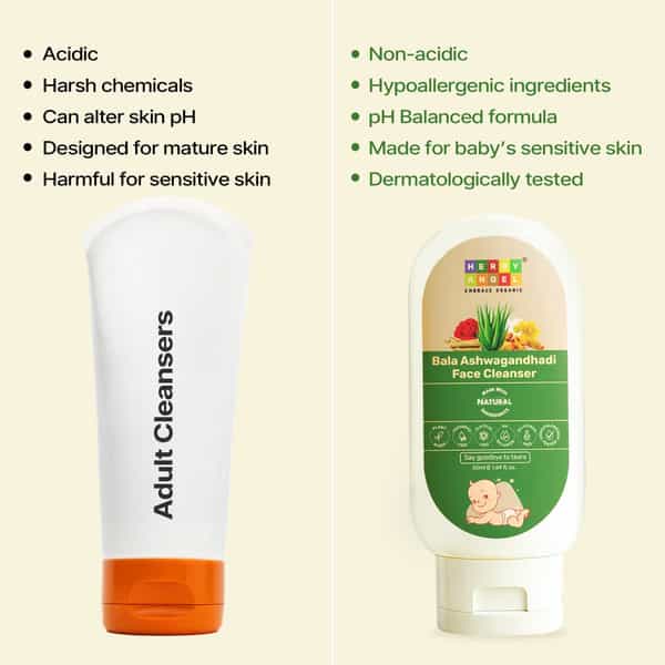 Herby Angel Face Cleanser For Babies & Kids - 50N