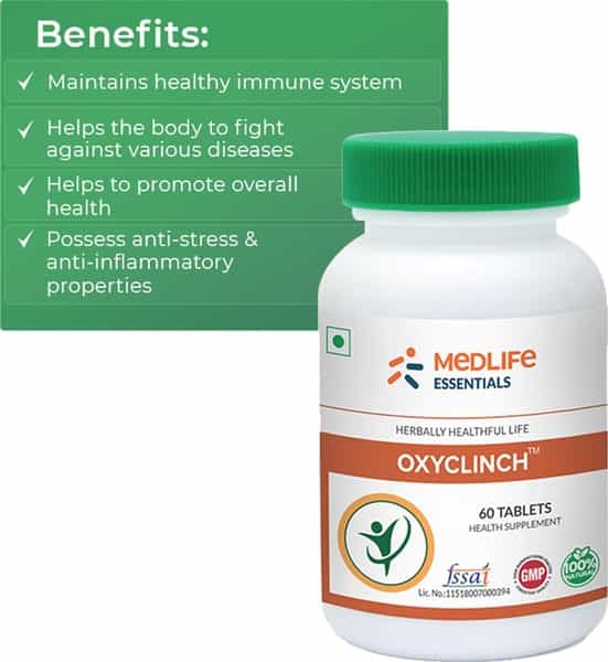 Medlife Essentials Oxyclinch Tablet 60