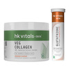 Hk Vitals Veg Collagen (120G) + Glutathione (15 Tabs) | Skin | Hair | Nails | Combo Pack