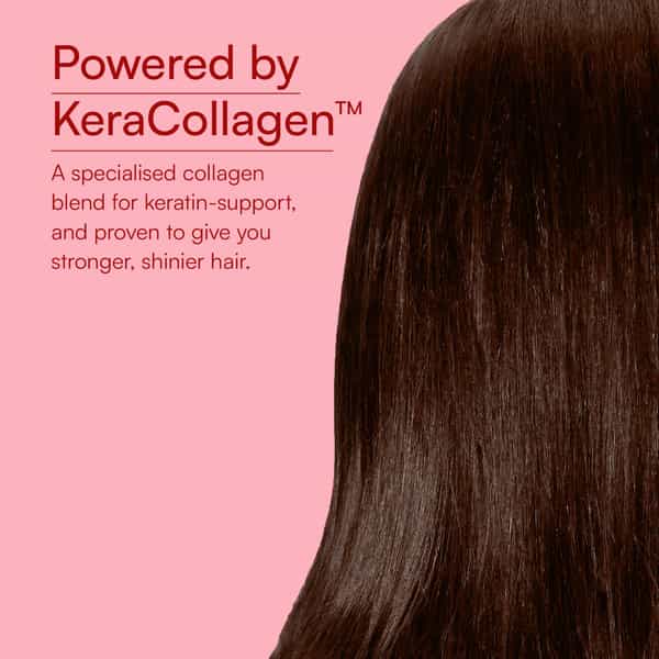 Hk Vitals Hair Nourish Collagen Supplement Powder | Keracollagen + Biotin (Orange| 250G)