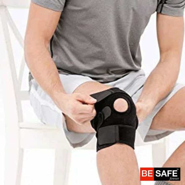 Besafe Forever Knee Cap Support Band Open Patella For Pain Relief | M | Single