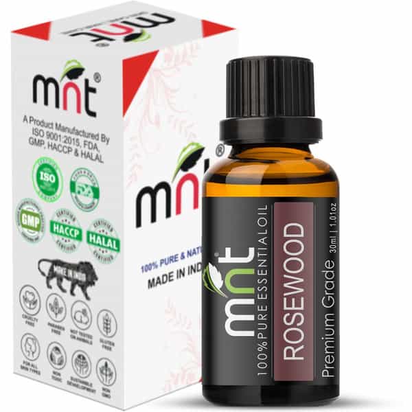 Mnt Rosewood Essential Oil (30Ml) 100% Pure Natural & Therapeutic Grade