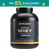 Nutrabay Gold 100% Whey Protein Concentrate|25G Protein|Muscle Support & Recovery|Cold Coffee | 2 Kg