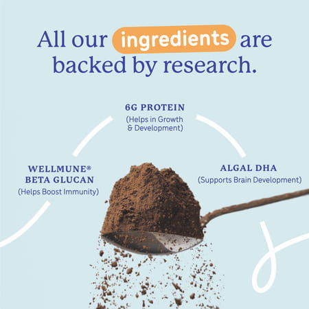 Gritzo Supermilk Overall Growth (2-6y Boy & Girl) (Double Chocolate | 800g) With Super Gummies