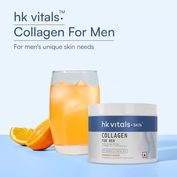 Hk Vitals Marine Collagen For Men Supplement (Orange | 100G)