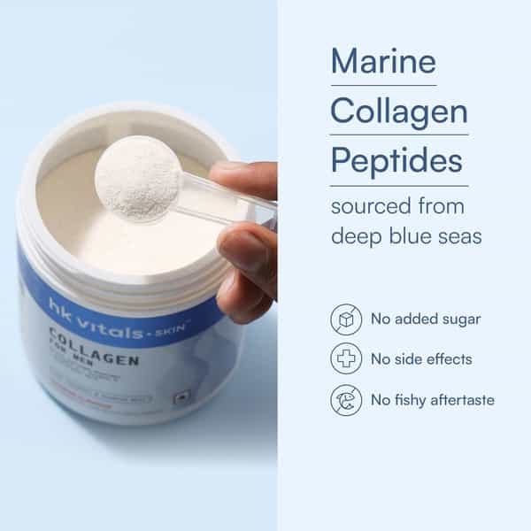 Hk Vitals Marine Collagen For Men Supplement (Orange | 100G)