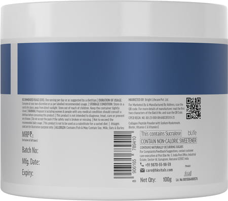 Hk Vitals Marine Collagen For Men Supplement (Orange | 100G)
