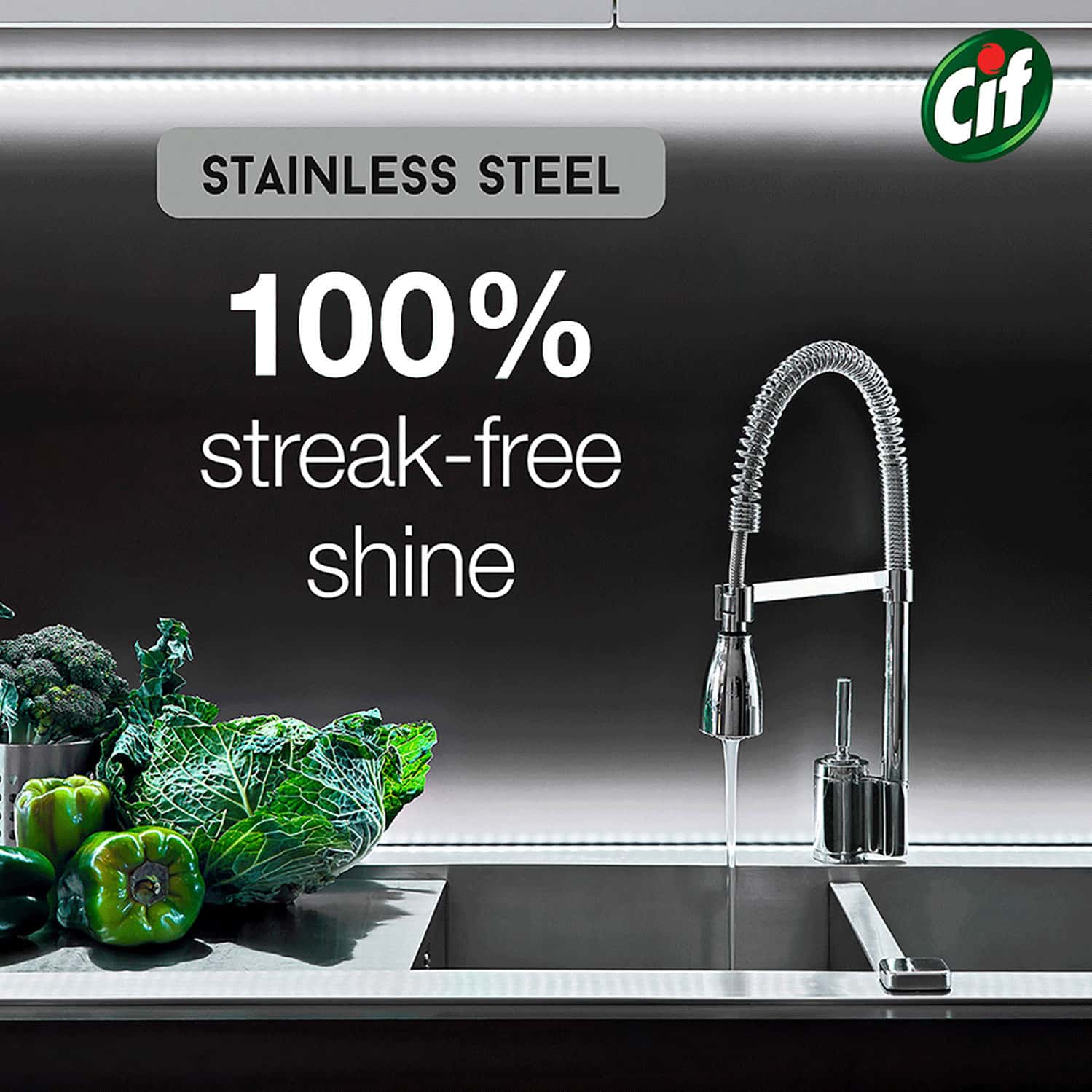 Buy CIF PERFECT FINISH STAINLESS STEEL CLEANING SPRAY STREAKFREE SHINE