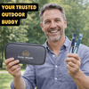 Outer Woods Insulin Cooler Bag With 2 Ice Gel Packs | 6+ Hours Cooling | Insulin Travel Pouch - Grey