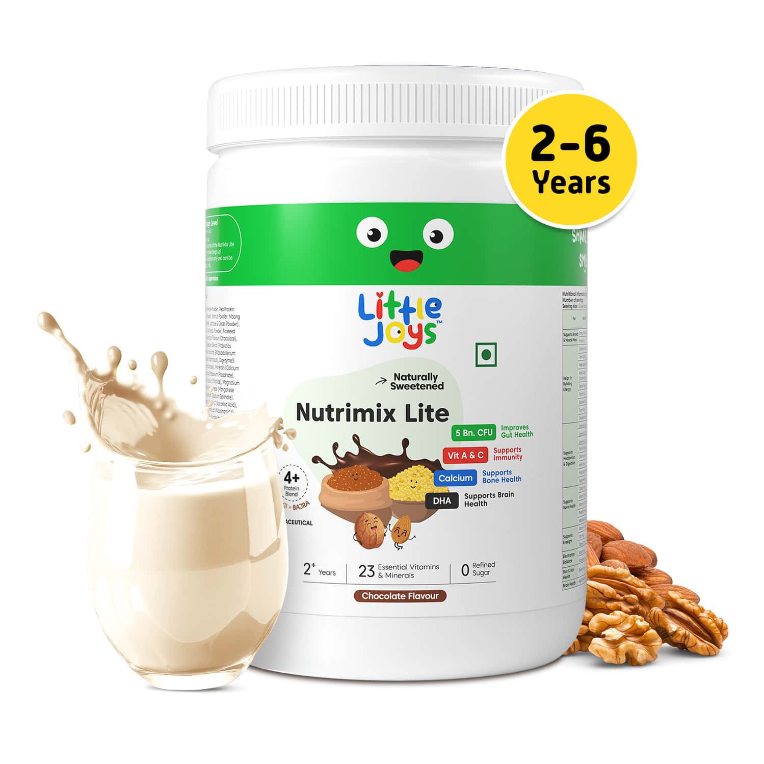 Little Joys Nutrimix Lite Nutrition Drink For Kids (2-6 Years) Chocolate Flavor | 350g