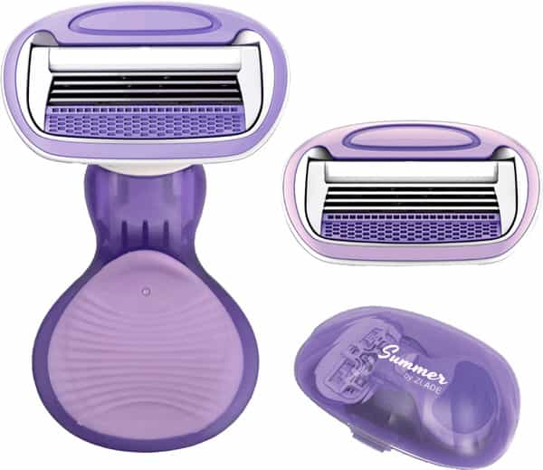 Summer By Zlade Splash Mini Hair Removal Razor For Women With Large Hydrating Bar
