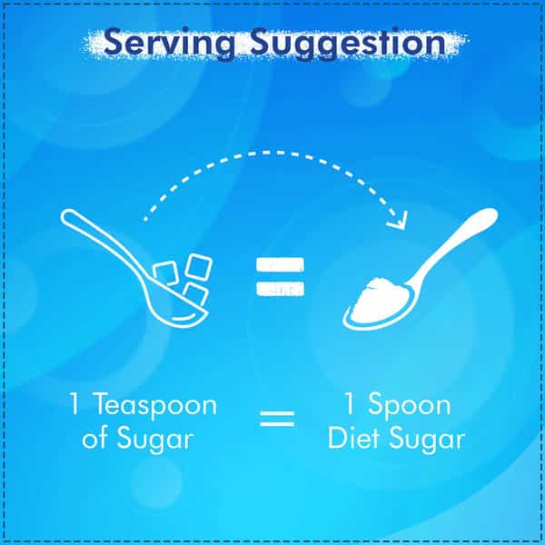 Equal Cook And Bake Diet Sugar Sugar Free Zero Calorie Cook & Bake 500G Powder Pouch Pack Of 2