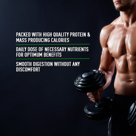 Bodyfirst Super Gainz - Mass Gainer With Minerals & Vitamins | Double Chocolate | 3 Kg