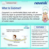 Newnik Cozymat Soft Water-Proof & Reusable Mat (Size: 70Cm X 100Cm) Navy Blue Medium