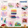 Newnik Cozymat Soft Water-Proof & Reusable Mat (Size: 70Cm X 100Cm) Navy Blue Medium