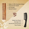 Bester Sheesham Wood Comb 14 Fc | Hair Straightening | For Men & Women (Pack Of 3)