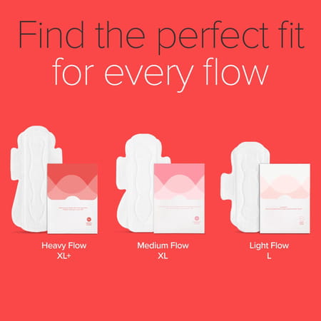 Nua Ultra Safe Sanitary Pads | Heavy Flow | 50 Pads