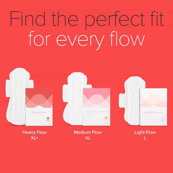 Nua Ultra Safe Sanitary Pads | Heavy Flow | 50 Pads
