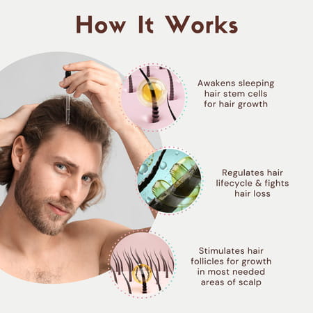 Coco Crush Ayurvedic Hair Growth Serum - Stop Hair Loss & Increase Volume Naturally - 15ml