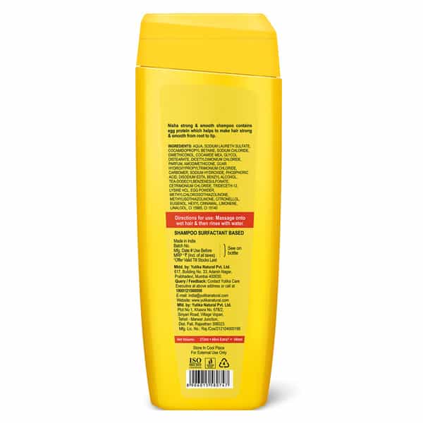 Nisha Egg Protein Shampoo For Strong & Smooth Hair 340Ml
