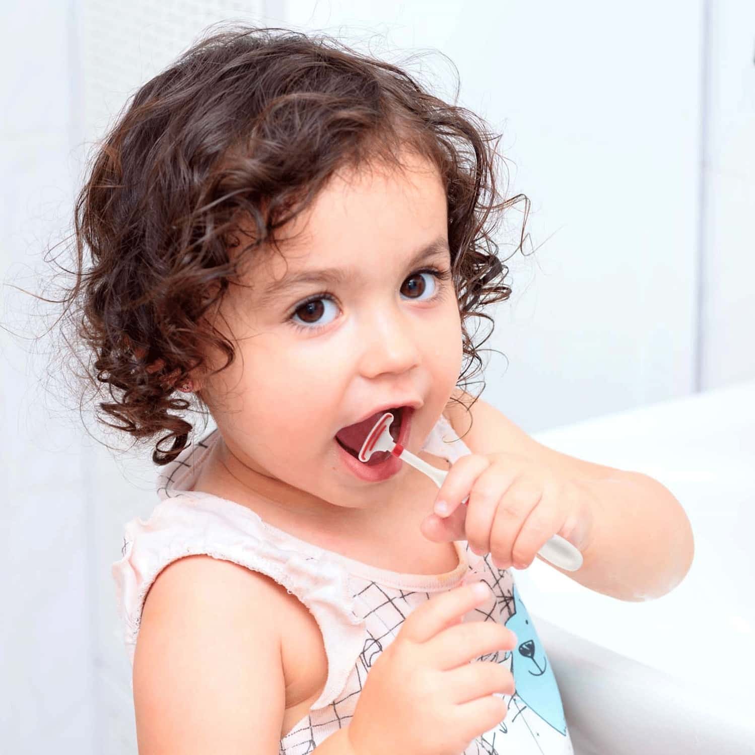 Buy LUVLAP BABY TONGUE CLEANER BRUSH WITH SOFT RUBBER TONGUE SCRAPER