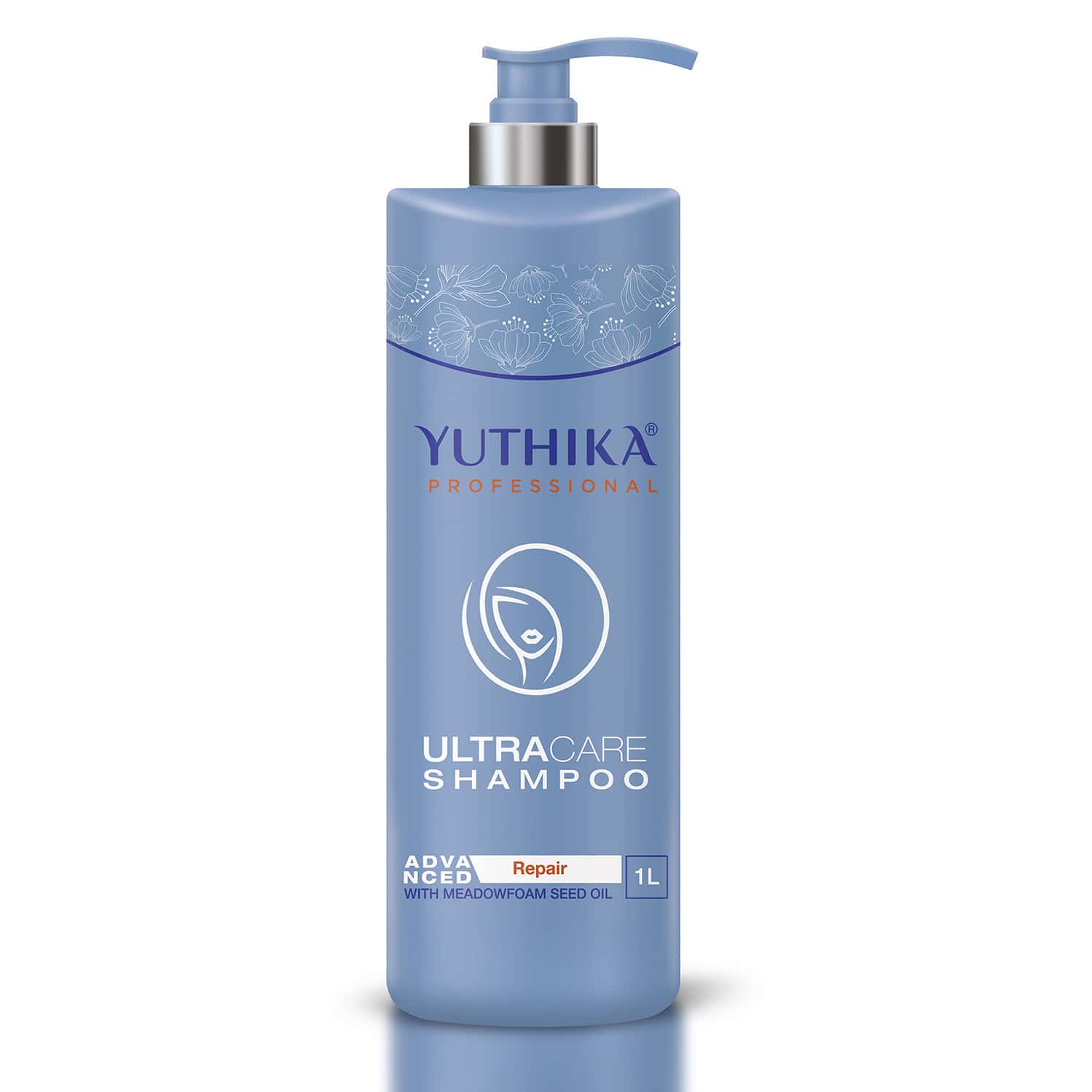 Yuthika Professional Ultra Care Shampoo For Damaged Hair 1000ml | Advanced Hair Repair Shampoo