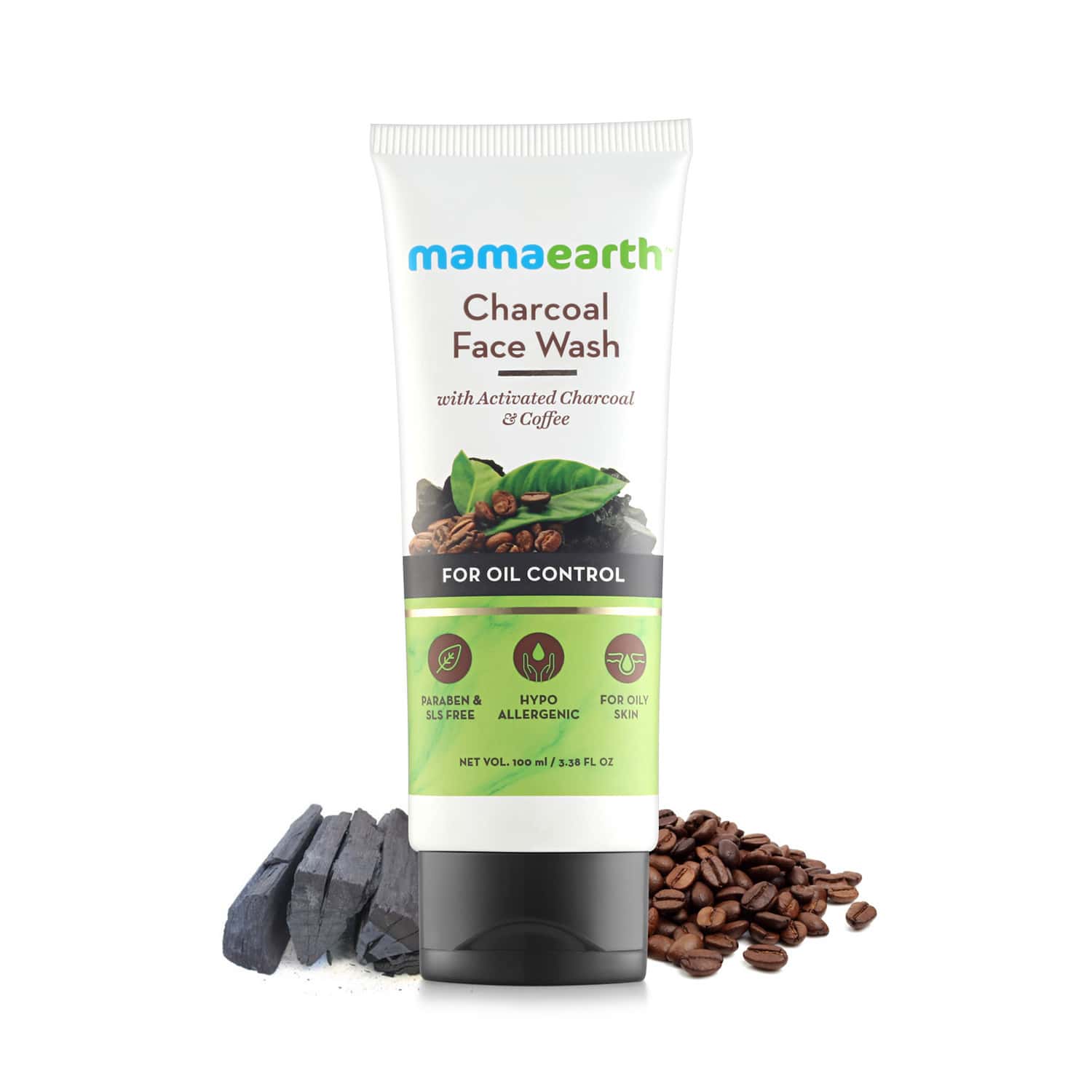 Buy Mamaearth Charcoal Natural Face Wash For Oil Control And Pollution