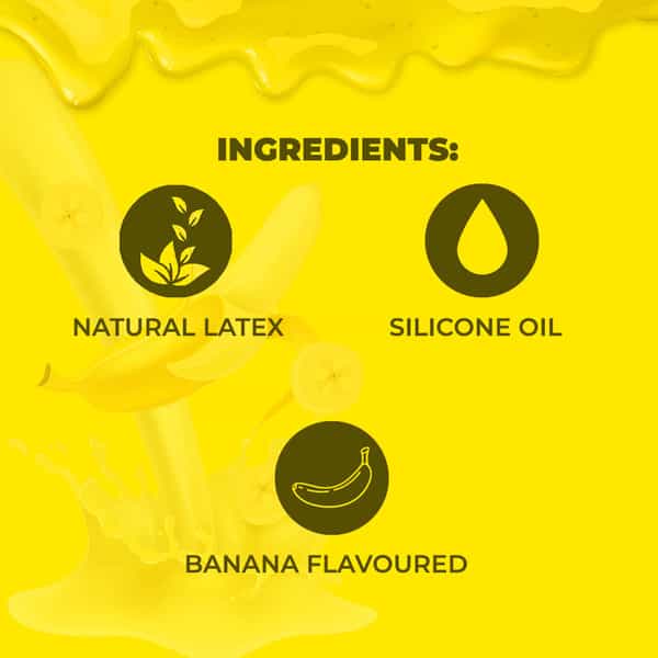 Nottyboy Sixtynine Extra Thin Banana Flavour Condoms For Men Pack Of 10