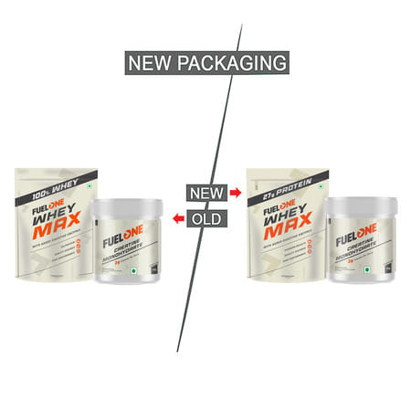 Fuel One Whey Protein Max Pouch Pack (Mango | 1 Kg With Creatine Monohydrate