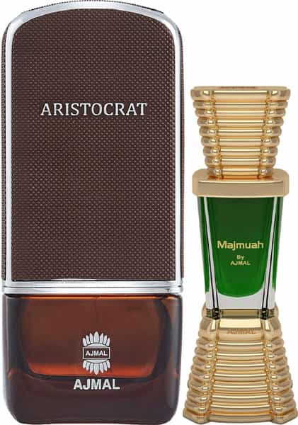 Ajmal Aristocrat Edp 75Ml Perfume For Men And Majmua Cp Oil Alcohol-Free Attar 10Ml For Unisex