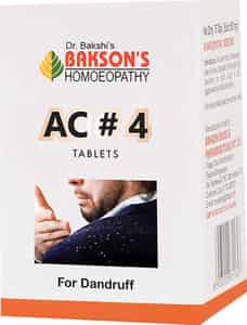 Dr Bakshi's Bakson Homoeopathy Ac#4 Tablet Pack Of 2 | 75 Tabs Each