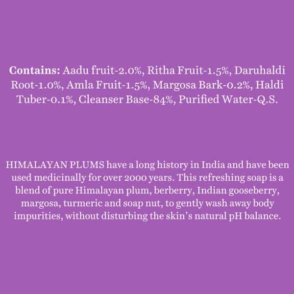 Biotique Bio Himalayan Plum Refreshing Body Soap - 150 Gm