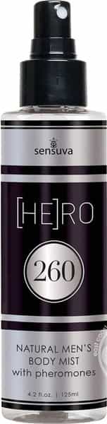 Sensuva - Hero 260 Natural Men's Body Mist - 125 Ml