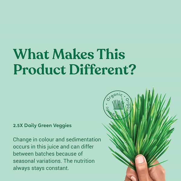 Kapiva Aloe Vera Juice (1L)+ Wheatgrass Juice(1L)|Better Digestion | General Wellness |Skin Care