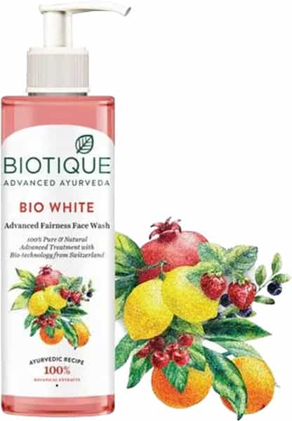 Biotique Bio White Advanced Fairness Facewash 200 Ml