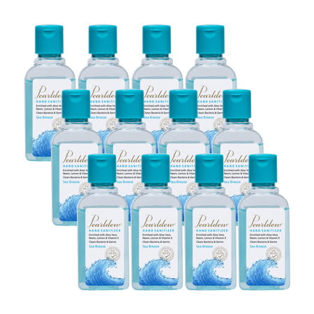 Pearldew Sanitizer (Sea Breeze) | Aloe & Neem | Paraben Free | 60ml (Pack Of 12)