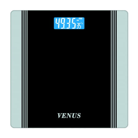 Venus (India) Electronic Digital Personal Bathroom Weight Machine | Upto 180kg | Eps-1199-New-Silver