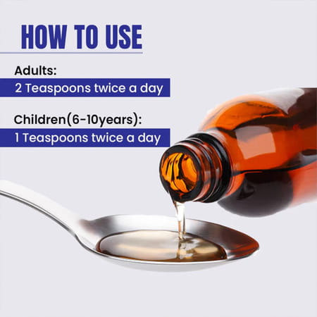 Cipzer Cough Treat Syrup 100ml | Supports Respiratory Health & Relief From Cough (Pack Of 1)