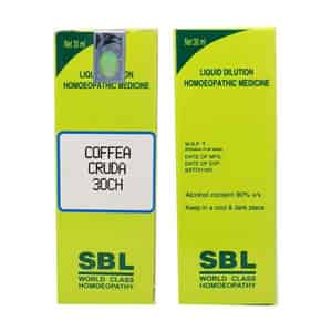 Sbl Coffea Cruda Dilution 30 Ch 30 Ml Pack Of 2
