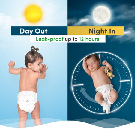 Mylo Baby Diaper Pants Extra Large (Xl) Size 12-17 Kgs (56 Count) - Pack Of 1