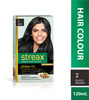 Streax Hair Colour - Black Brown (70Gm+50Ml)
