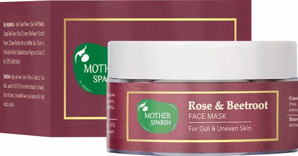 Mother Sparsh Rose & Beetroot Ubtan Face Mask For Dull & Uneven Skin-50Gm
