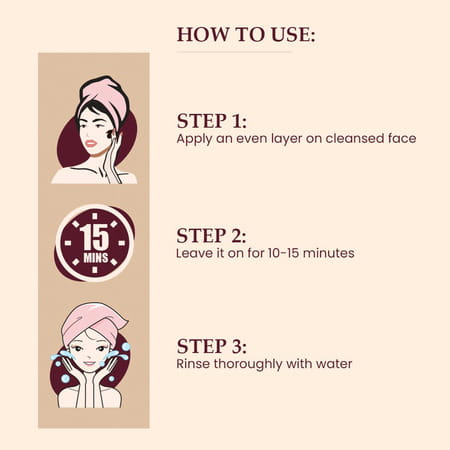 Mother Sparsh Rose & Beetroot Ubtan Face Mask For Dull & Uneven Skin-50gm