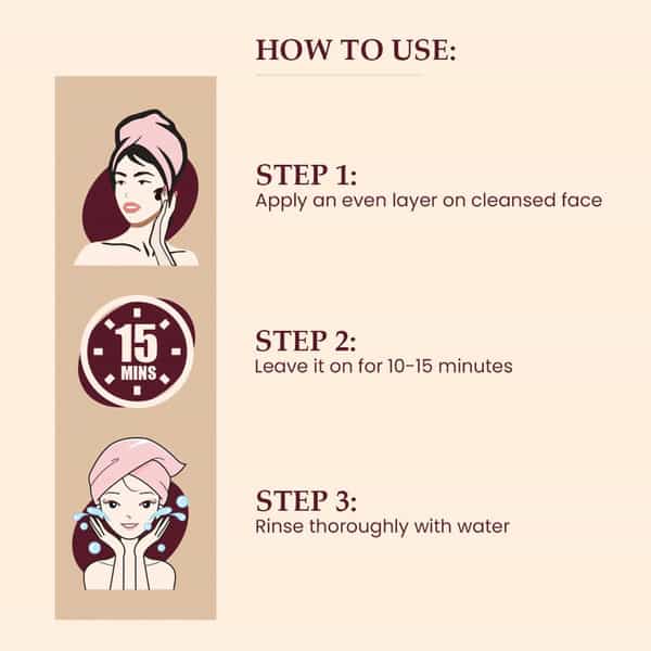 Mother Sparsh Rose & Beetroot Ubtan Face Mask For Dull & Uneven Skin-50Gm