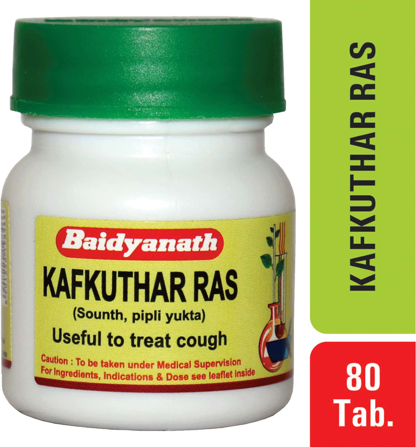 Buy BAIDYANATH NAGPUR KAFKUTHAR RAS 80 TABLETS E1. (PACK OF 4) Online ...