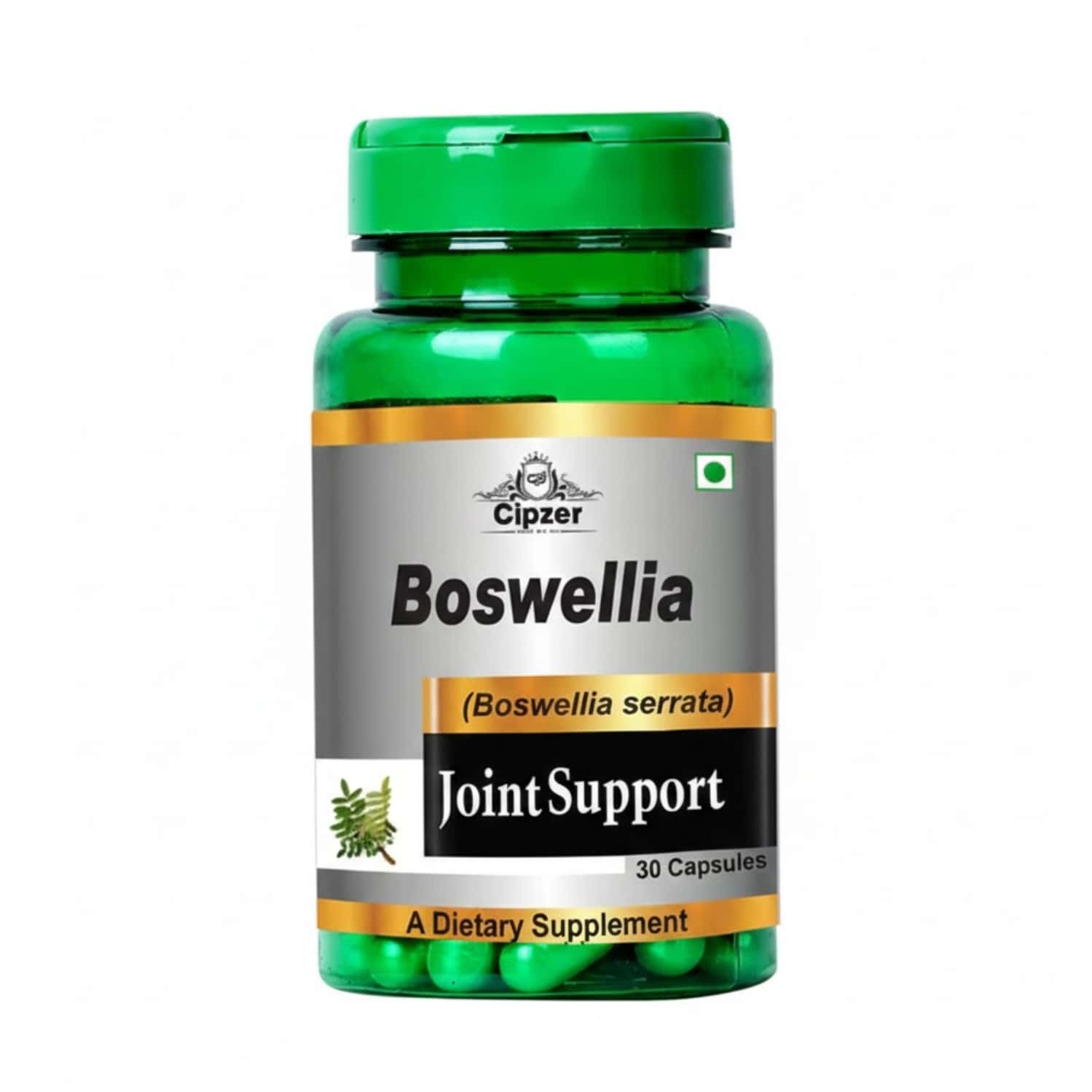 Cipzer Boswellia 60 Capsules | Supports Joint Health & Helps Relieve Arthritis & Body Pain