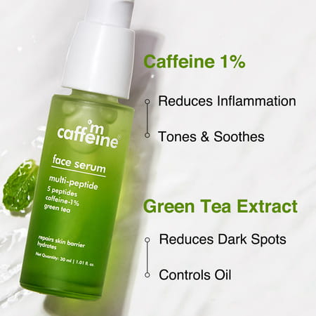Mcaffeine Green Tea Face Serum With Multi-Peptides