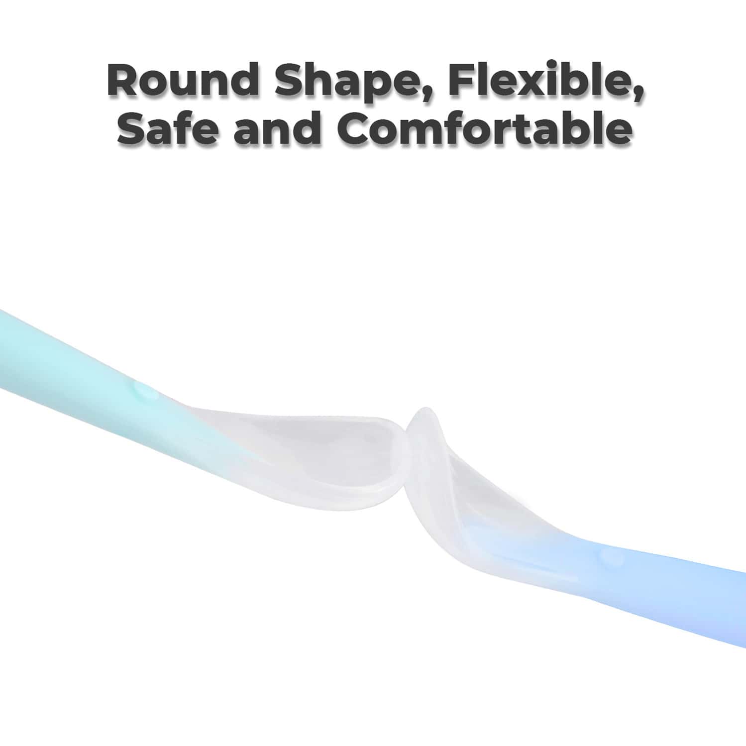 Buy R FOR RABBIT SAFE FEED SILICON SPOON LAKE BLUE & BLUE Online & Get