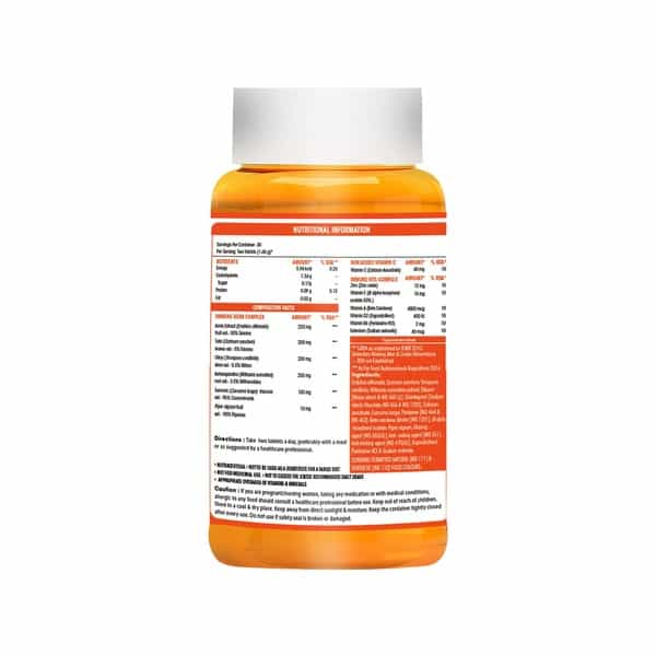 Neuherbs Antioxidant Immunity Booster Combo Of Triple Immune Vitamin C - 60 Tab Kadha 25 Tea Bags